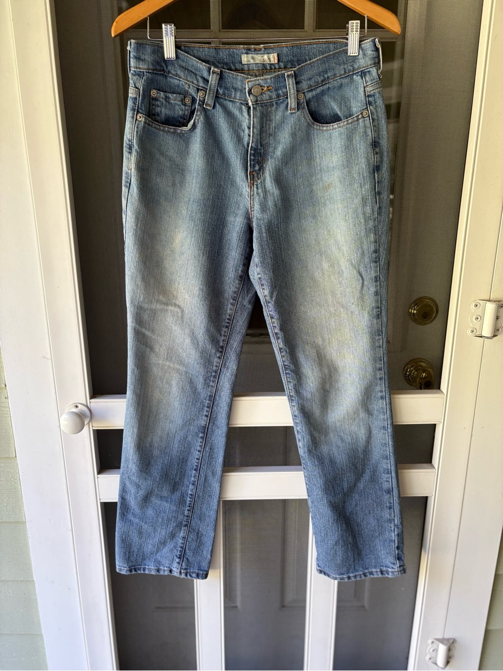 Levi's Light Blue Straight Fit Jeans